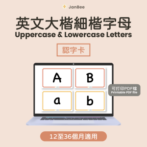 英文字母認字卡(PDF)